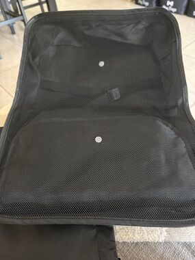 Men's Black Mesh Travel Organizer Bag